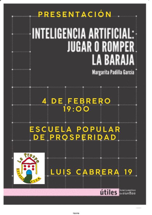 Presentación de Inteligencia Artificial: Jugar o romper la baraja