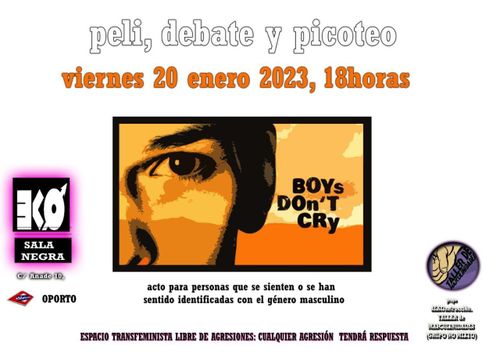 Proyección "Boys Don't Cry"