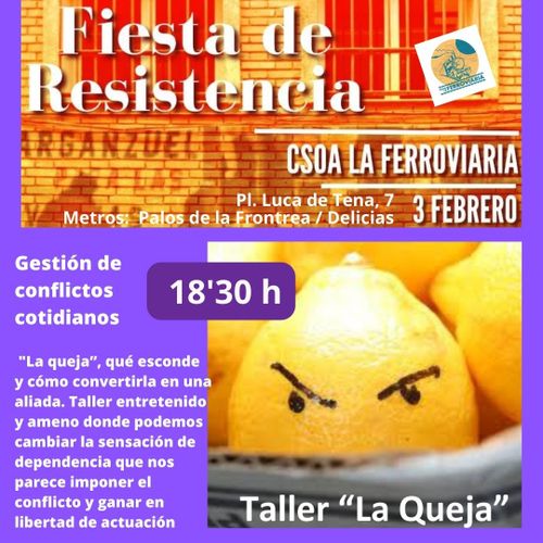 EL TALLER  DE LA QUEJA