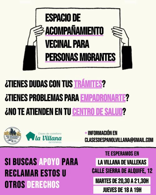 Espacio de acompañamiento a personas migrantes