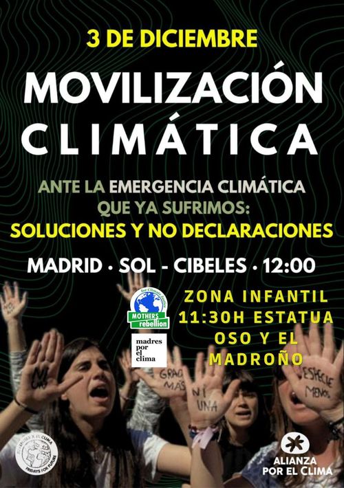  *Únete a Mothers* Rebellion y Madres xClima 