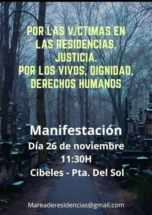 POR LAS VICTIMAS EN LAS RESIDENCIAS