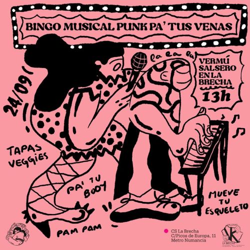 Bingo Musical Punk Pa' Tus Venas