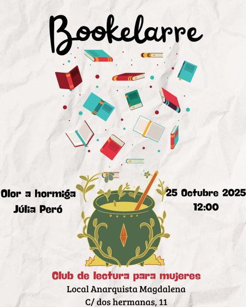 Bookelarre: Olor a hormiga de Júlia Peró