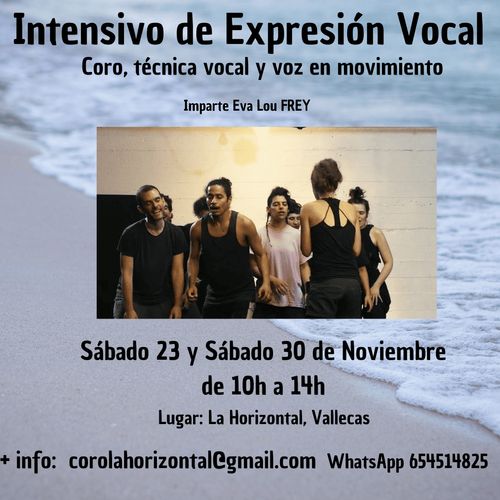 Intensivo de Otoño de Expresión Vocal