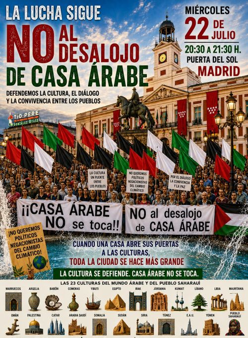 No al desalojo de la Casa Árabe