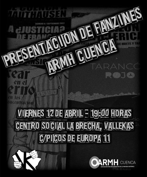 Presentación de fanzines ARMH Cuenca