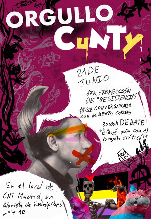 Jornada CNT Madrid por el Orgullo LGTBIQ+