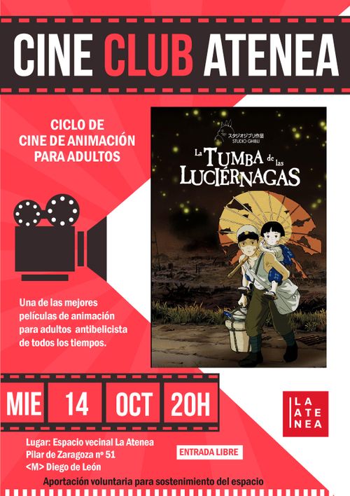 CINE CLUB ATENEA (Ciclo cine de animación)