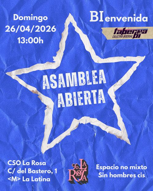 Asamblea Abierta Colectivo Bisexual Taberna Bi