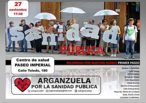 Paseo por la Sanidad Pública