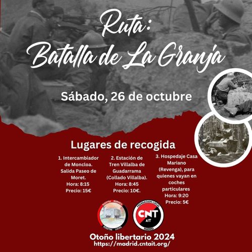 Ruta: Batalla de La Granja