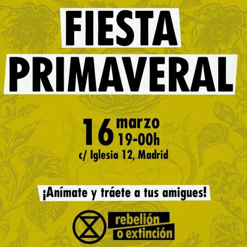 🌸Únete a nosotrxs para celebrar la llegada de la primavera. 