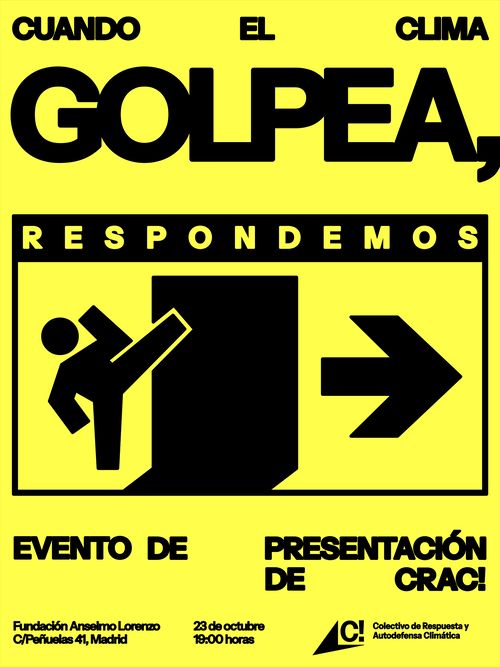 Presentación de CRAC!, colectivo de autodefensa climática