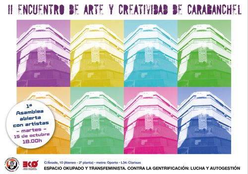 Asamblea inaugural II Encuentro de Arte y Creatividad de Carabanchel