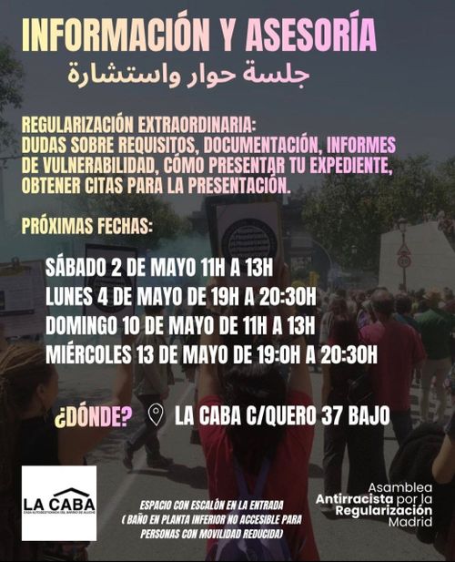 Regulación extraordinaria - Información y asesoría