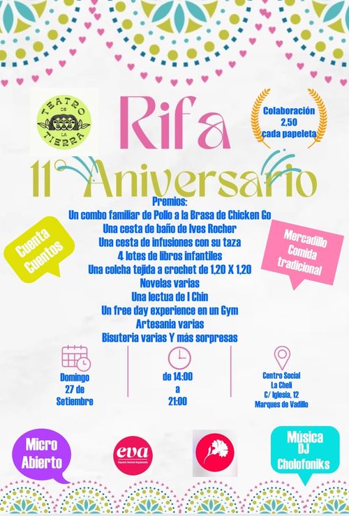 Fiesta Aniversario Teatro de la Tierra