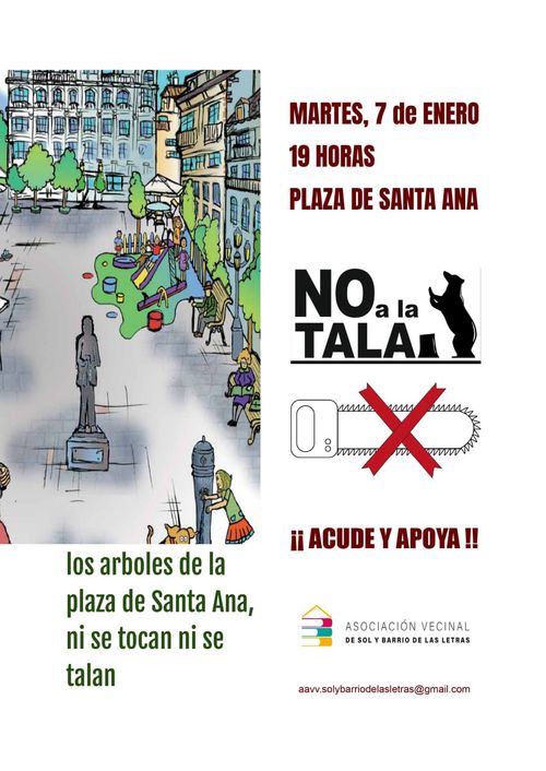 Basta de talar Árboles en Madrid