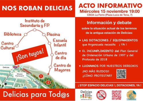 Acto Informativo: Nos roban delicias