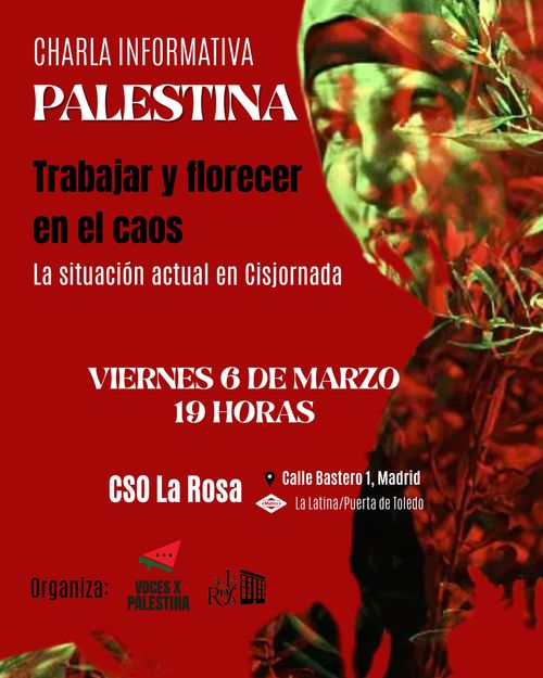 Palestina - Charla Informativa: Situación actual en Cisjordania