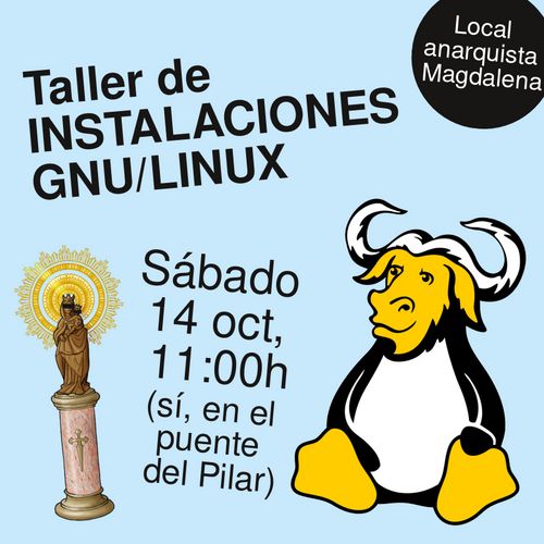 Taller de instalaciones GNU/Linux