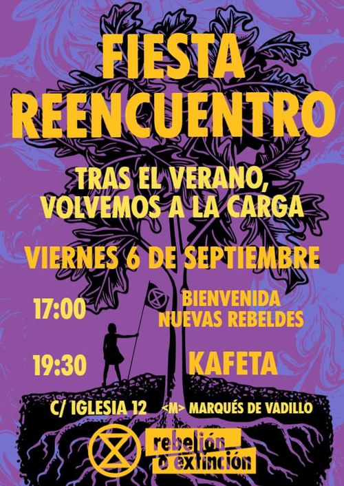 Bienvenida nuevas rebeldes + Fiesta reencuentro