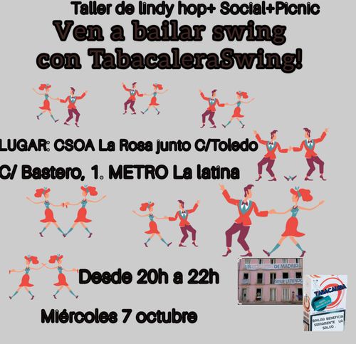 Ven a bailar swing con TabacaleraSwing!!