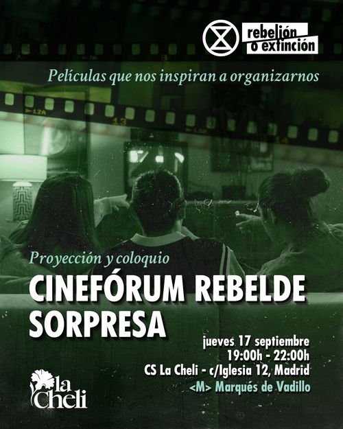 🎬 Cinefórum sorpresa de Rebelión o Extinción 🍿