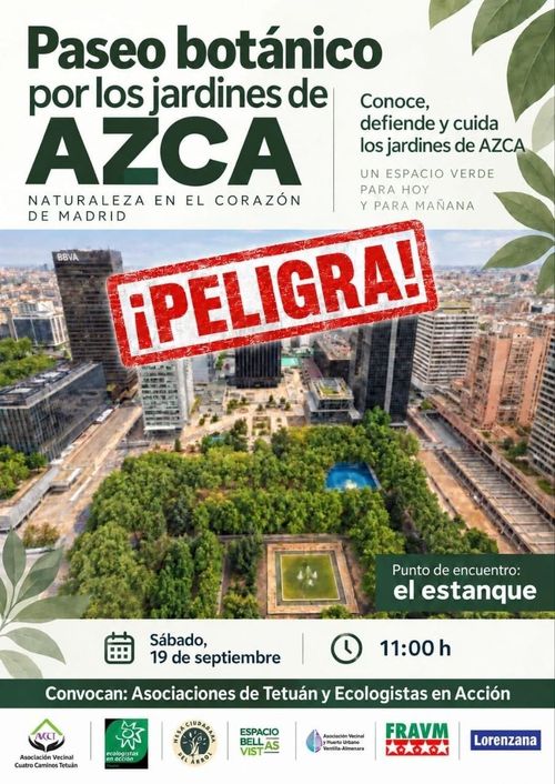 Parque Central de Azca EN PELUGRO
