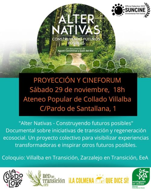 Cinefórum de "Alter nativas - construyendo futuros posibles"