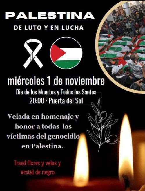 VELADA por las víctimas de Palestina