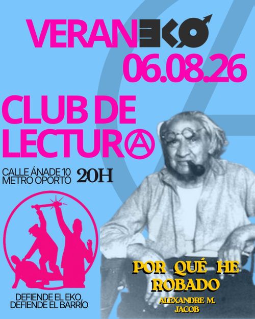 Club de LectuⒶ. 📚 “Por qué he robado'' JUEVES 06/08 20:00h 💥