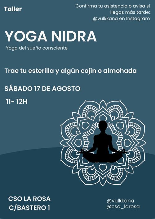 Clases de Yoga - Yoga Nidra