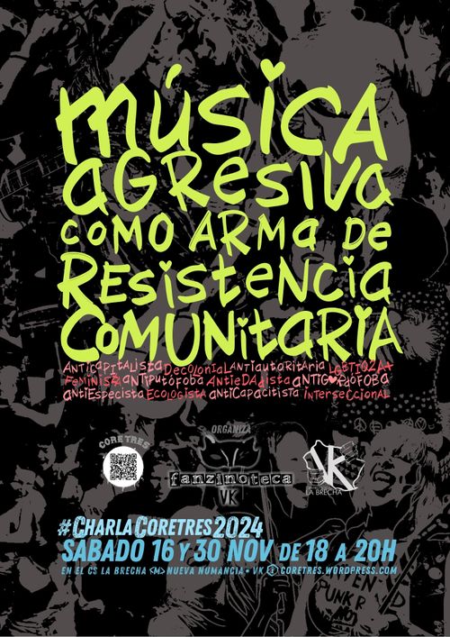 Charla: Música agresiva como instrumento de resistencia comunitaria