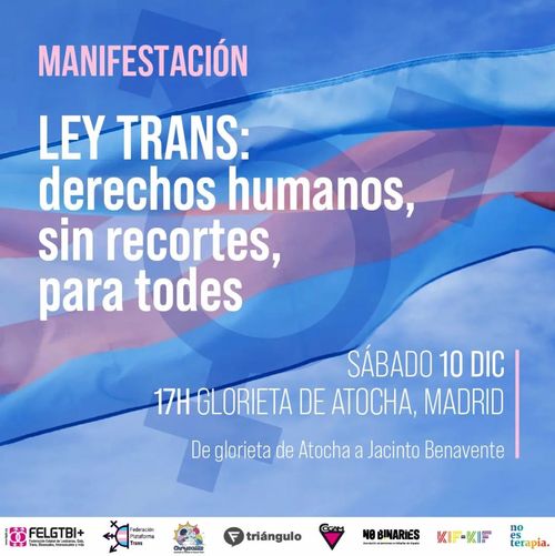 Ley trans: derechos humanos, sin recortes, para todes