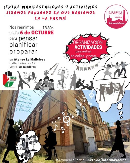 Reunión: entre manifestaciones y activismos ¡sigamos pensando en La FARMA