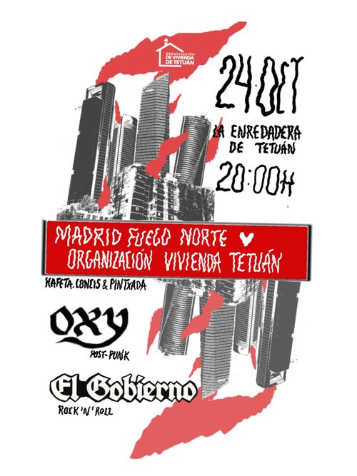 Concierto en apoyo a la Organización de Vivienda de Tetuán
