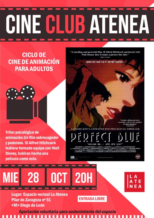 CICLO DE CINE DE ANIMACIÓN PARA ADULTOS EN CINE CLUB ATENEA