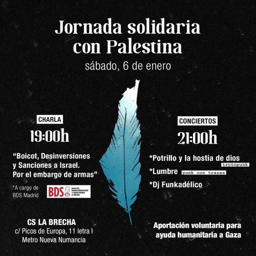 Jornada en solidaridad con Palestina