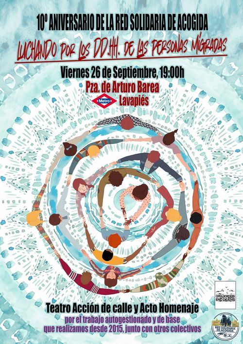 10 ANIVERSARIO de la RED SOLIDARIA DE ACOGIDA - Luchando por los derechos de las personas migradas