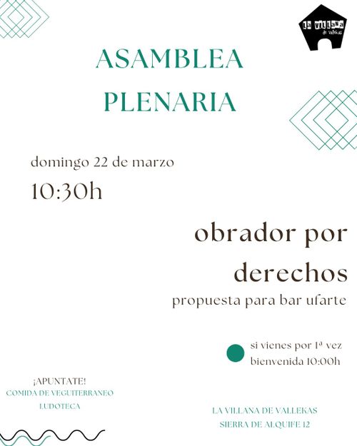 Plenario villano Obrador por derechos