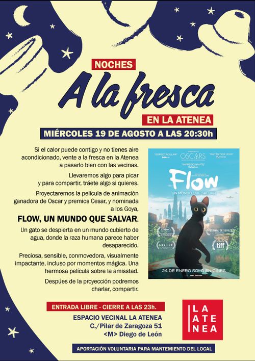 A la fresca en la Atenea
